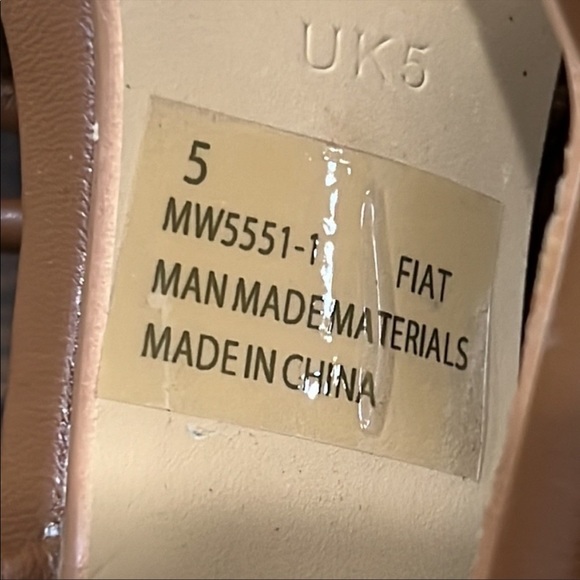 EGO Square Toe Strappy Sandals Size UK5/US 7 - Picture 5 of 7